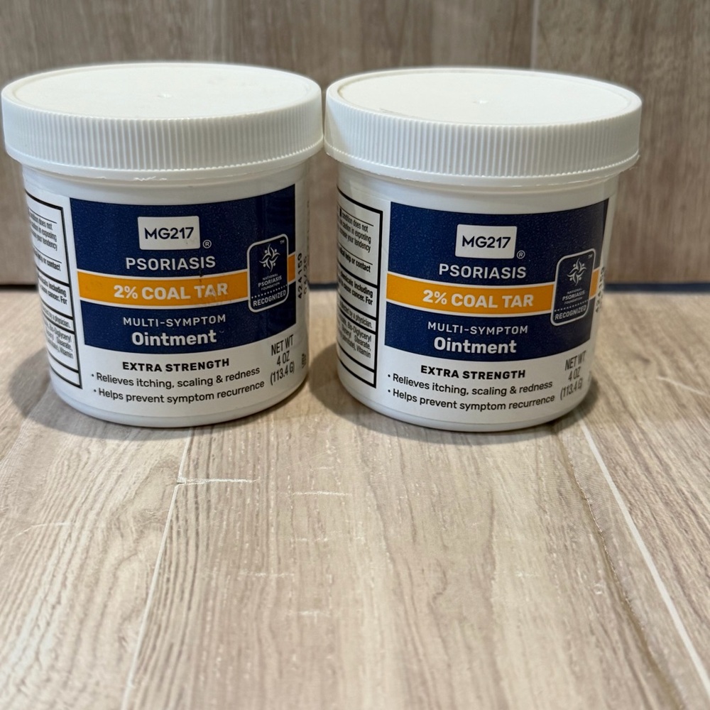 Lot Of 2 MG217 Psoriasis 2% Coal Tar Multi-Symptom Ointment 4oz Each EXP: 4/26
